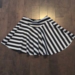 Zara striped skirt